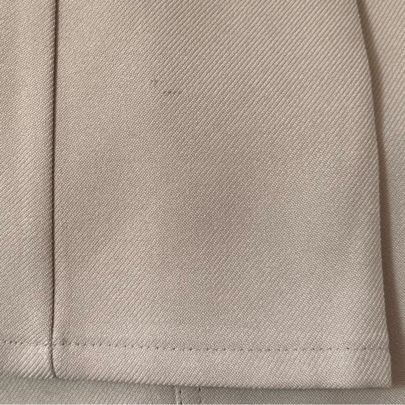 Vintage 1990s Levi's 517 Sta-Prest Khaki Polyester Pant 38 x 32 USA 10517-6122 - Picture 7 of 8